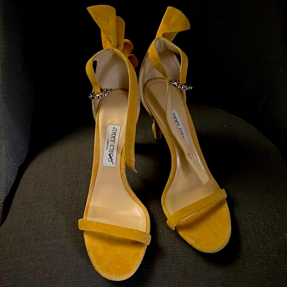 Jimmy choo “karalie” in the color saffron size 40